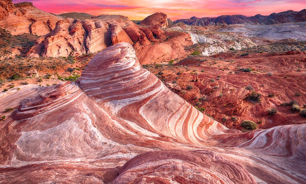 Amazing,Colors,And,Shape,Of,The,Fire,Wave,Rock,In